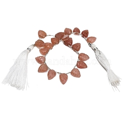 Natural Strawberry Quartz Carved Beads Strands&nbsp;GG-CBA0C95-E02-01
