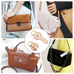 1 Pair Leather Bag Anti-wear Buckles&nbsp;DIY-GF0007-61