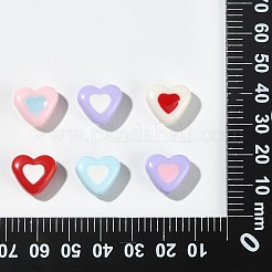 100Pcs Opaque Acrylic Beads&nbsp;SACR-CJ0001-25