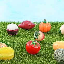10Pcs 10 Style Resin Pendants&nbsp;RESI-YW0001-17