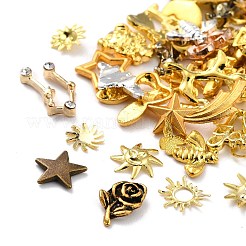 Alloy Open Back Bezel Pendants&nbsp;PALLOY-XCP0001-38