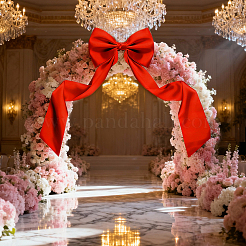 Cloth Big Bowknot Ornaments&nbsp;DIY-WH0308-957A