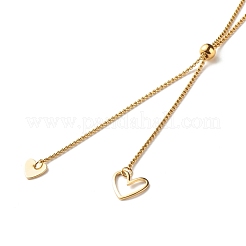 Heart Lariat Necklace for Girl Women&nbsp;NJEW-JN03710