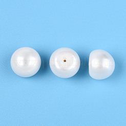 Grade AAA Natural Cultured Freshwater Pearl Beads&nbsp;X-PEAR-R008-11-12mm-01