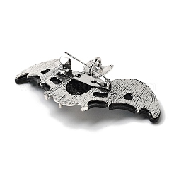 Tibetan Style Alloy Bat Brooches&nbsp;JEWB-A021-01C-AS