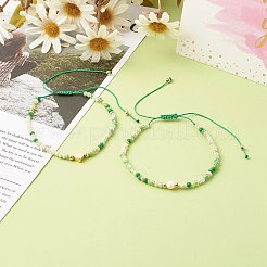 Nylon Thread Braided Bead Bracelets Sets&nbsp;BJEW-JB06449