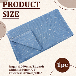 Bowknot Pattern Polycotton Fabrics&nbsp;DIY-WH0128-92