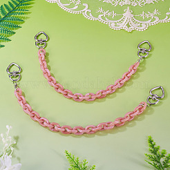 2Pcs Acrylic Link Bag Extender Chains&nbsp;HJEW-TAC0140