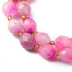 Natural White Jade Beads Strands&nbsp;G-D305-B01-01N