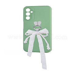 1Pc Bowknot Resin Pendant Decoration&nbsp;HJEW-LP0001-19