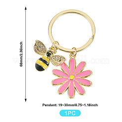 Alloy Enamel Keychains&nbsp;KEYC-TADJ00003