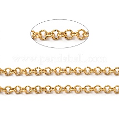 Ion Plating(IP) 304 Stainless Steel Textured Cable Chains&nbsp;STAS-B040-02G