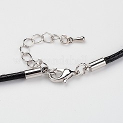 Teardrop Waxed Cord Natural Paua Shell Pendant Necklaces and Earrings Jewelry Sets&nbsp;SJEW-M088-02