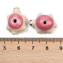 Handmade Bright Glazed Porcelain Beads&nbsp;PORC-CJC0009-03F