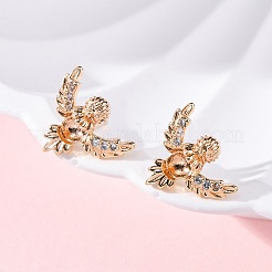 Brass Stud Earrings&nbsp;EJEW-D288-17G