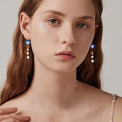DIY Blank Dome Dangle Earring Making Kit&nbsp;DIY-FH0005-06