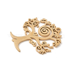 304 Stainless Steel Pendants&nbsp;STAS-V016-09G