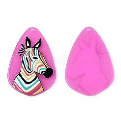 Translucent Cellulose Acetate(Resin) Pendants&nbsp;KY-T040-34E