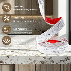 PVC Self-Adhesive Flexible Molding Trim&nbsp;AJEW-WH0348-636A
