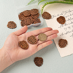 Natural Walnut Wood Pendants&nbsp;WOOD-CJ0001-28