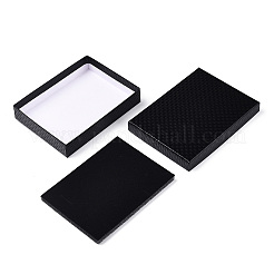 Rhombus Textured Cardboard Jewelry Boxes&nbsp;CBOX-T006-01A