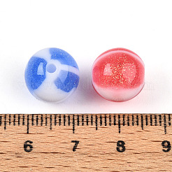 Two Tone Opaque Resin Beads&nbsp;X1-RESI-N042-12mm-16