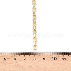 Brass Box Chain Y Lariat Necklaces&nbsp;NJEW-H087-05G