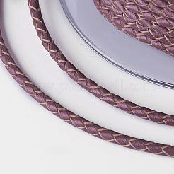 Braided Cowhide Cord&nbsp;WL-I004-4mm-15