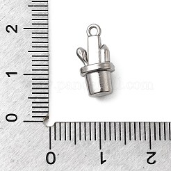 304 Stainless Steel Pendant Rhinestone Settings&nbsp;STAS-B167-05P