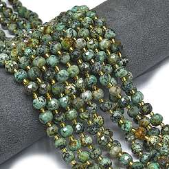 Natural African Turquoise Beads Strands&nbsp;G-K389-E46-01