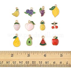 24Pcs 12 Styles Alloy Enamel Pendants&nbsp;ENAM-FS0003-41