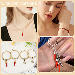 18Pcs 3 Styles Alloy Enamel Pendants&nbsp;FIND-WR0012-23