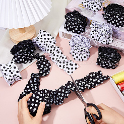 10 Rolls 2 Colors Polyester Wrinkle Ribbons&nbsp;OCOR-DC0001-33