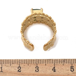 304 Stainless Steel Cuff Rings for Women&nbsp;RJEW-H246-03G-01