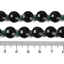 Natrual Black Jade Beads Strands&nbsp;G-B094-A24-01