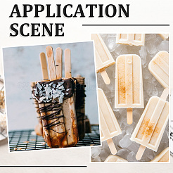10 Sets Wood Craft Sticks&nbsp;DIY-CN0003-32B
