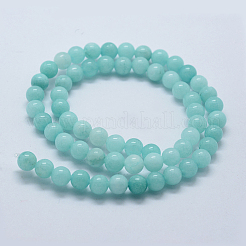 Natural & Dyed Jade Bead Strands&nbsp;LS-G-P370-02-6mm