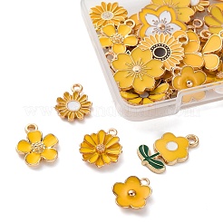 26Pcs 13 Styles Alloy Enamel Pendants&nbsp;ENAM-FP0002-10