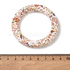 Floral Silicon Beads&nbsp;SL-CBAC986-01A