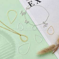 160Pcs 8 Style Brass Linking Rings&nbsp;KK-CA0003-66
