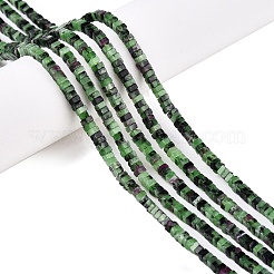 Natural Ruby in Zoisite Beads Strands&nbsp;G-N342-71
