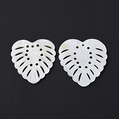 Natural Freshwater Shell Pendants&nbsp;SHEL-H001-05