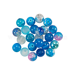 200Pcs 10 Styles DIY Glass Round Beads Sets&nbsp;DIY-CJ0001-96