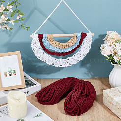 85M Cotton Braided Cord&nbsp;OCOR-WH0036-74C