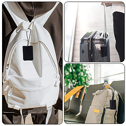 2Pcs PU Leather Pull Out Luggage Tag with Lanyard&nbsp;AJEW-CL0001-89A