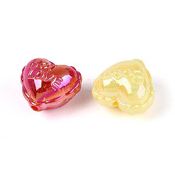 UV Plating Opaque Acrylic Beads&nbsp;SACR-T018-11M