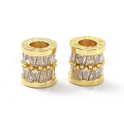 Brass Rhinestone European Beads&nbsp;KK-P232-17G