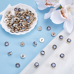 80Pcs 1-Hole Resin Shank Button&nbsp;BUTT-GF0003-53