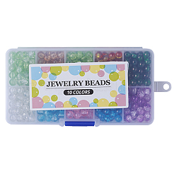 Imitation Jade Glass Beads Strands&nbsp;DGLA-X0007-10mm-01