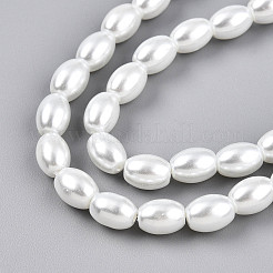 Baking Paint Pearlized Glass Pearl Bead Strands&nbsp;X-HY-T002-01A-01
